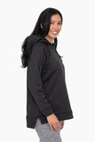 Pullover Hoodie with Side Zipper