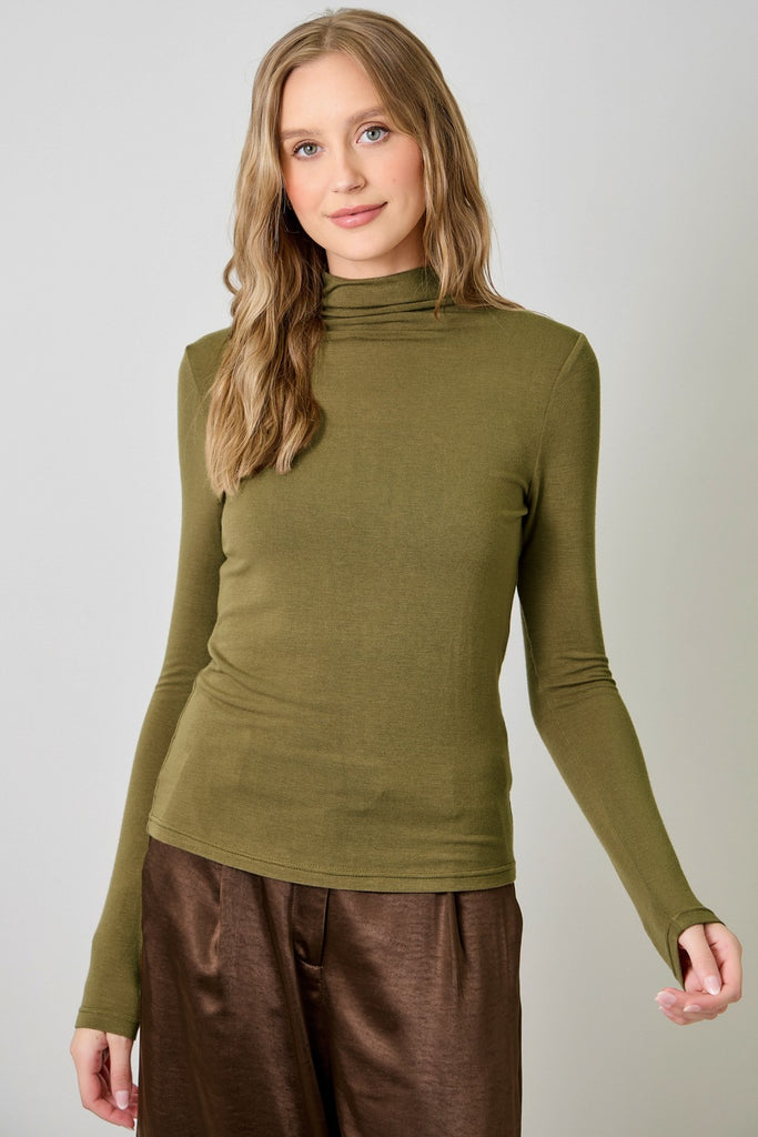 Essential Mock Neck Top