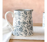 Blue Primrose Pattern Pitcher