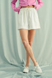 Side Floral Stripe Shorts