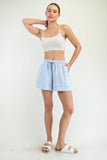 Scuba Pleat Casual Short