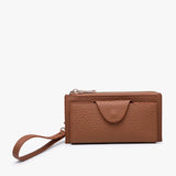 Kyla Rfid Wallet W/ Snap Closure | Mocha