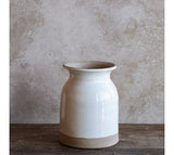 7.5" Two Tone Ceramic Vase