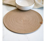 13" Sand Round Placemat