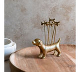 Gold Dog Small 6 Picks & Holder