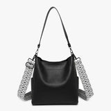 Penny 2-in-1 Bucket Bag W/ Guitar Strap | Black