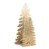 Tree Candle Holder 14"H Metal/Glass
