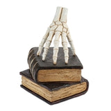 Skeleton Hand On Books 7.5"