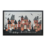 Led Happy Halloween Frame 18.5l X 11.5h Mdf 2 Aa Batteries Not Included