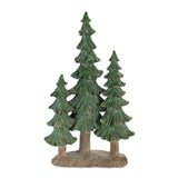 Triple Tree 14"h Resin