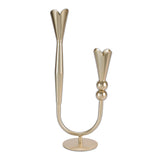 Double Taper Candle Holder 14.5h Iron