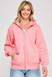 Oversized Fleece Boyfriend Jacket