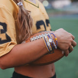 Game Day Tie Bracelets - Medium