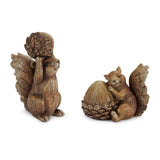 Squirrel W/acorn (2 Asst) 6.5l, 8h Resin