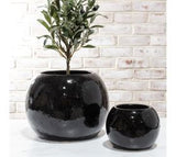 GLOSS BLACK PLANTERS