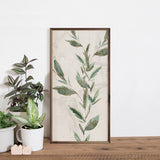 Botanical Panel 2 One Vine By Nina Blue - 8x16