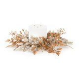 Fall Leaf Candle Ring 18d Polyester (fits A 6 Candle)