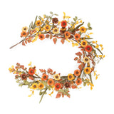 Mixed Gerbera Daisy Garland 5'l Polyester