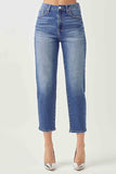 High Rise Curved Balloon Jeans