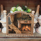 Provincial Holiday Mantel Framed Art