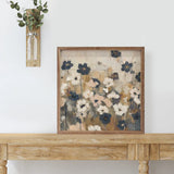 Abstracted Florals 2 Blue By Nina Blue - 12x12