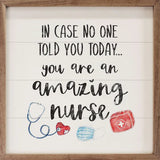 Amazing Nurse White - 8x8