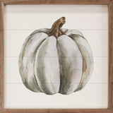Watercolor White Pumpkin Frame