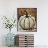 Single White Pumpkin - 16x20