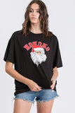 "ho Ho Ho" Santa Graphic Top