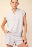 V-neck Sleeveless Top