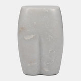 MARBLE BOOTY OBJECT, WHITE