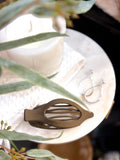 Leaf Oval Hair Clip
