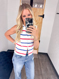 Fourth Of July Button Down Top