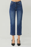 High Rise Relaxed Straight Jeans