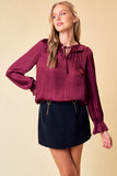 Ruffled Collar Blouse