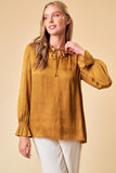 Ruffled Collar Blouse