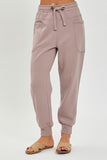 High Rise Side Pocket Relaxed Jogger Pants