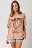 Short Sleeve "Nashville" Graphic Top