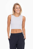 Cropped Fitted Muscle Tee