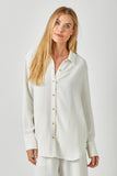 Textured Button Down Shirt