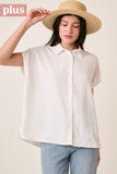 Airflow Button Down Dolman Sleeve Shirt