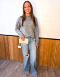Ribbon Patched Cashmere Sweater
