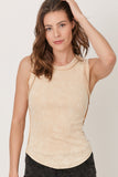 Exposed Seaming Ribbed Tank