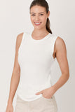 Exposed Seaming Ribbed Tank