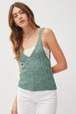 Lightweight Crochet Knit Tank