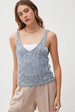 Lightweight Crochet Knit Tank