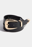 Smooth Vegan Leather Belt