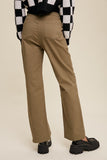 High Waisted Straight Leg Pants