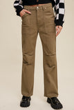 High Waisted Straight Leg Pants
