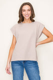 Round Neck Long Sleeve Knit Top
